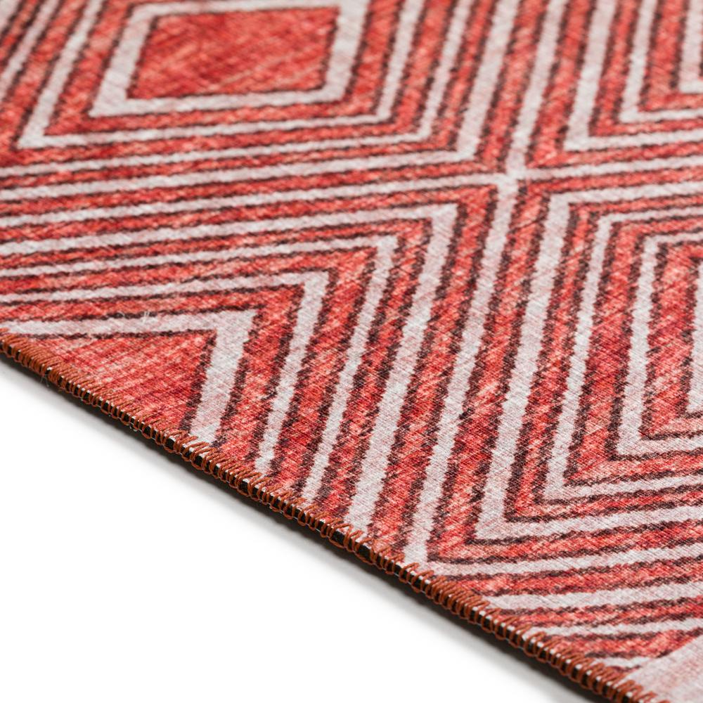 Indoor/Outdoor Sedona SN1 Paprika Washable 10' x 10' Round Rug