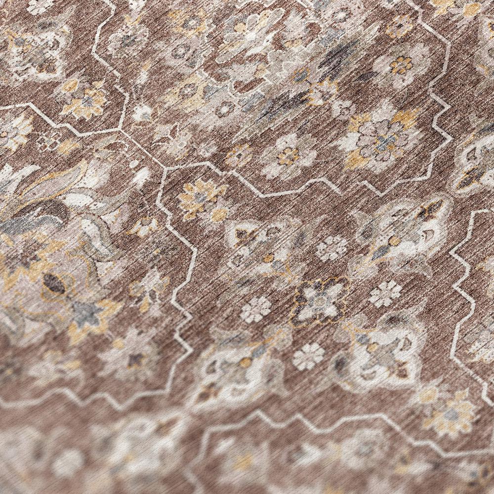 Indoor/Outdoor Marbella MB4 Mocha Washable 10' x 10' Round Rug