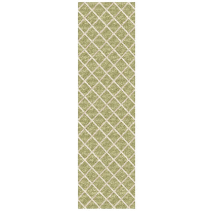 Indoor/Outdoor York YO1 Aloe Washable 2'3" x 7'6" Rug