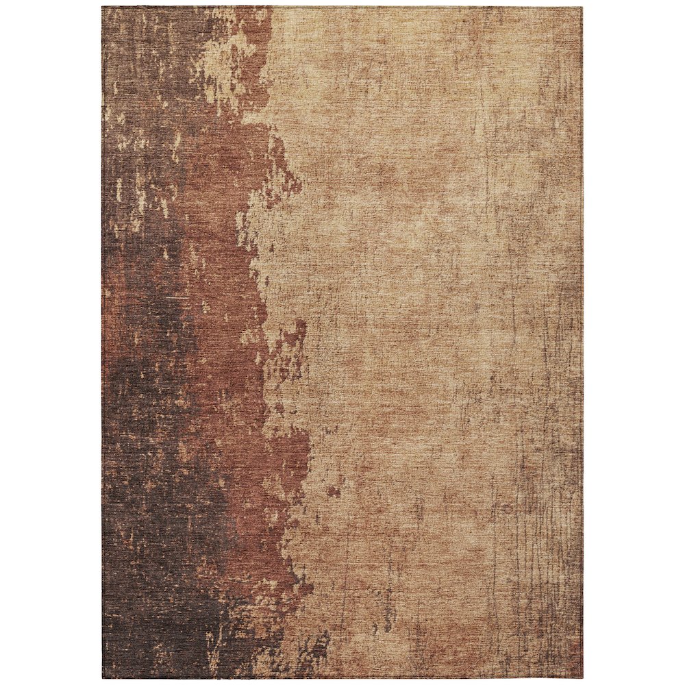 Machine Washable Indoor/Outdoor Chantille Paprika 8' x 10' Rug
