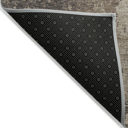 Machine Washable Indoor/Outdoor Chantille Taupe 3' x 5' Rug