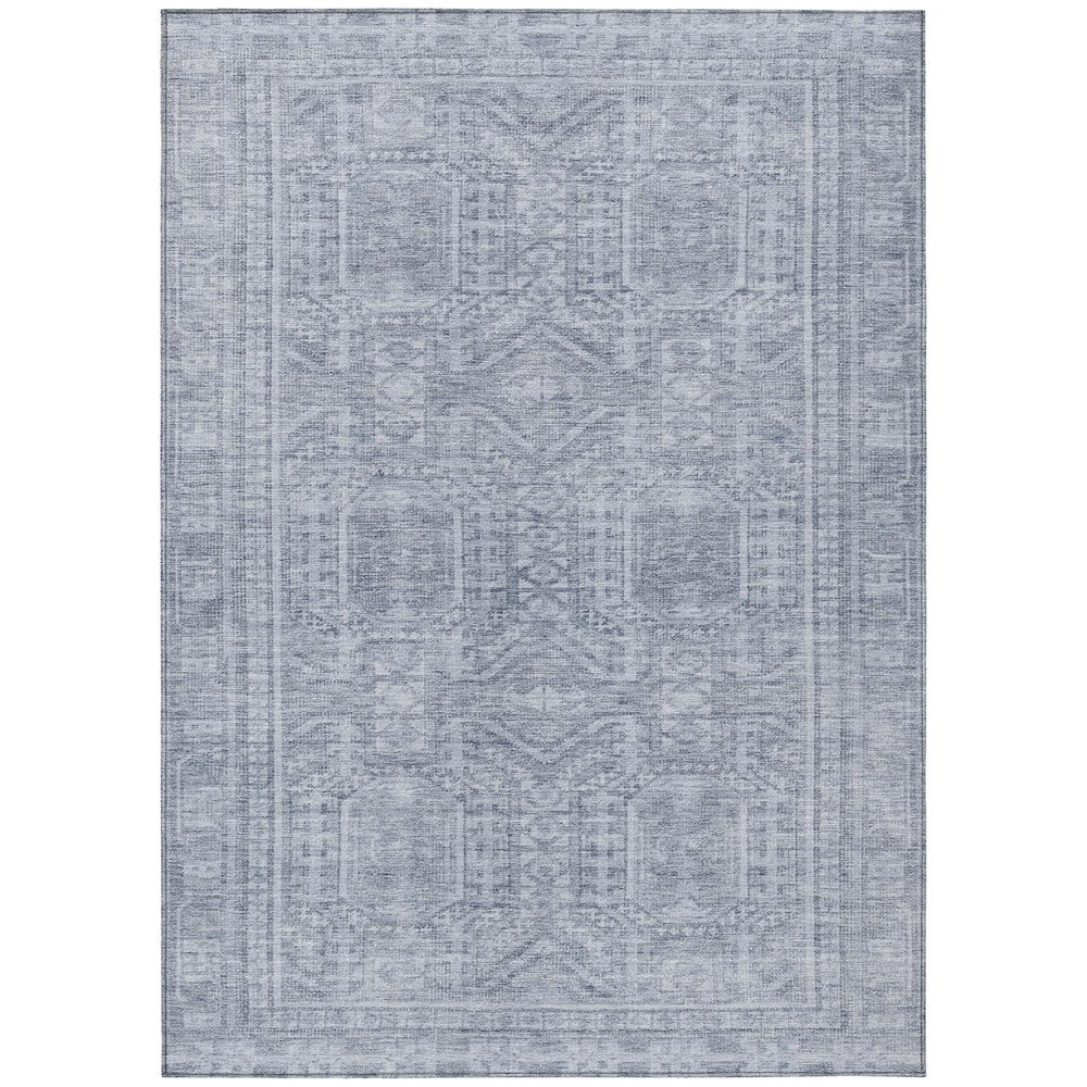 Machine Washable Indoor/Outdoor Chantille Sky 8' x 10' Rug