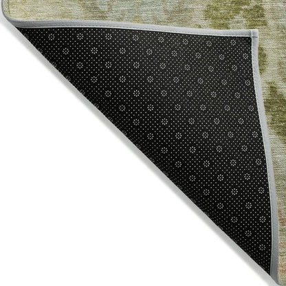 Machine Washable Indoor/Outdoor Chantille Khaki 3' x 5' Rug