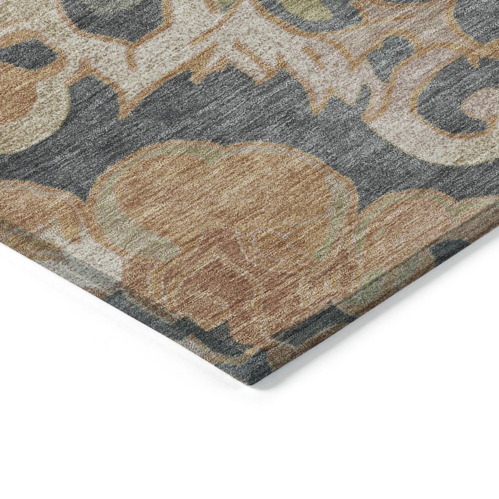 Machine Washable Indoor/Outdoor Chantille Terracotta 3' x 5' Rug