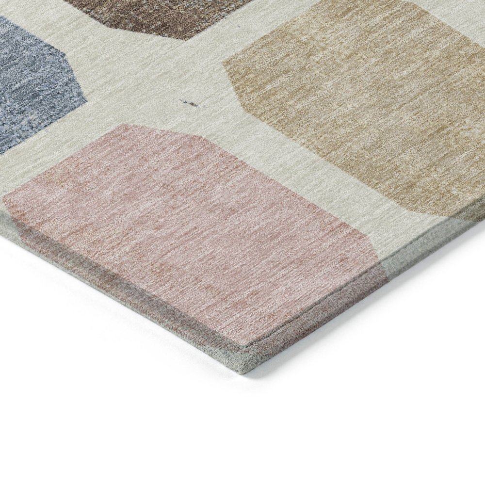 Machine Washable Indoor/Outdoor Chantille Linen 3' x 5' Rug