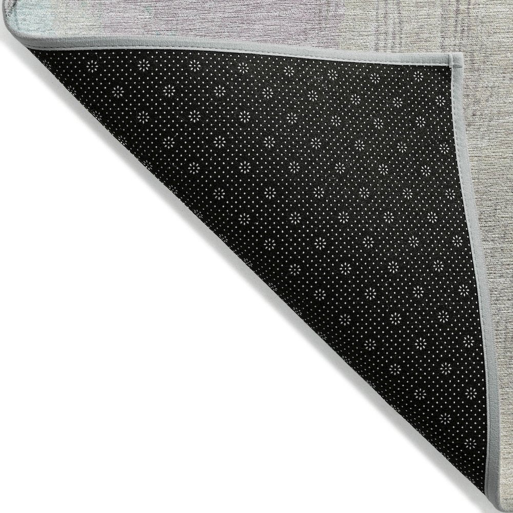 Machine Washable Indoor/Outdoor Chantille Teal 3' x 5' Rug