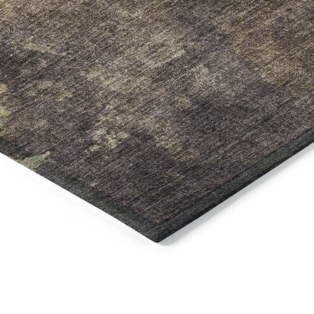 Machine Washable Indoor/Outdoor Chantille Mocha 3' x 5' Rug