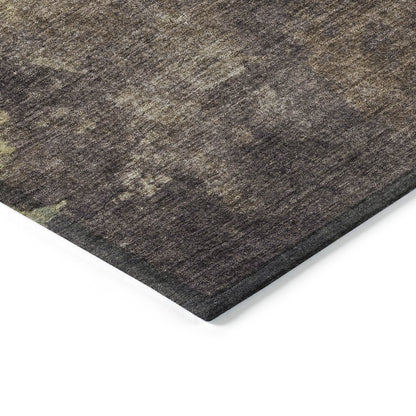 Machine Washable Indoor/Outdoor Chantille Mocha 3' x 5' Rug