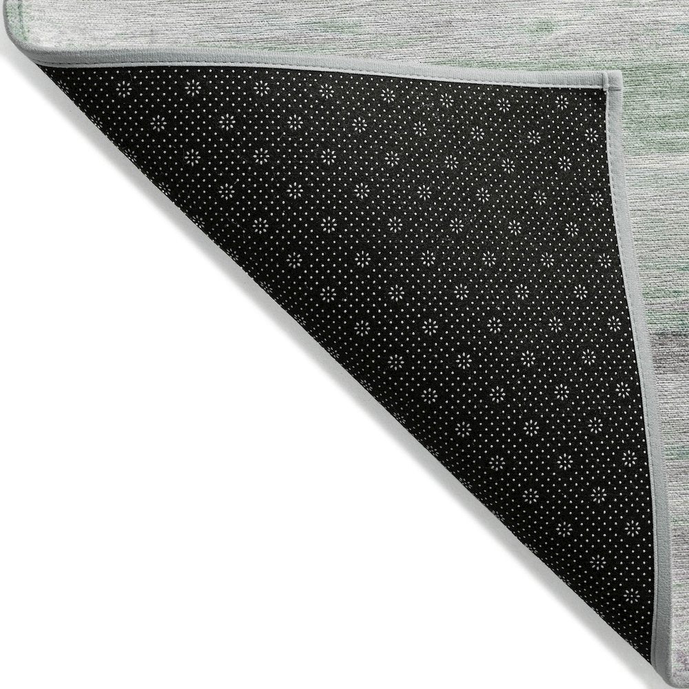 Machine Washable Indoor/Outdoor Chantille Aloe 3' x 5' Rug