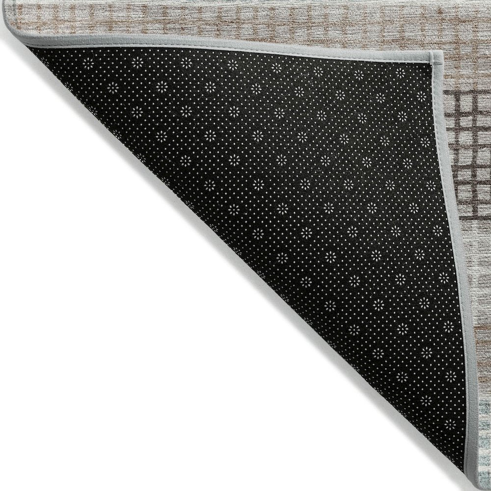 Machine Washable Indoor/Outdoor Chantille Taupe 3' x 5' Rug