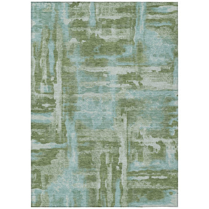 Machine Washable Indoor/Outdoor Chantille ACN2015 Cactus 8' x 10' Rug