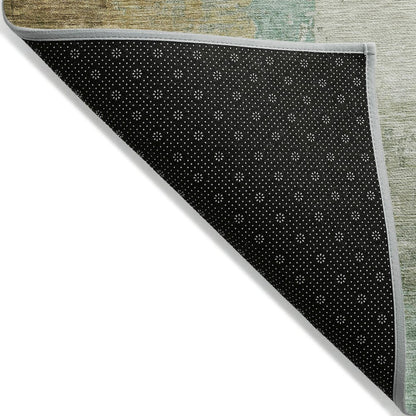 Machine Washable Indoor/Outdoor Chantille ACN2041 Aloe 3' x 5' Rug
