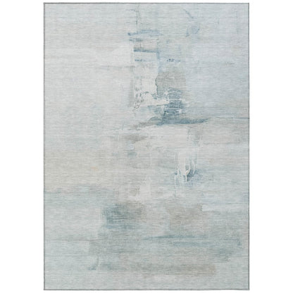 Machine Washable Indoor/Outdoor Chantille ACN2044 Sky 8' x 10' Rug