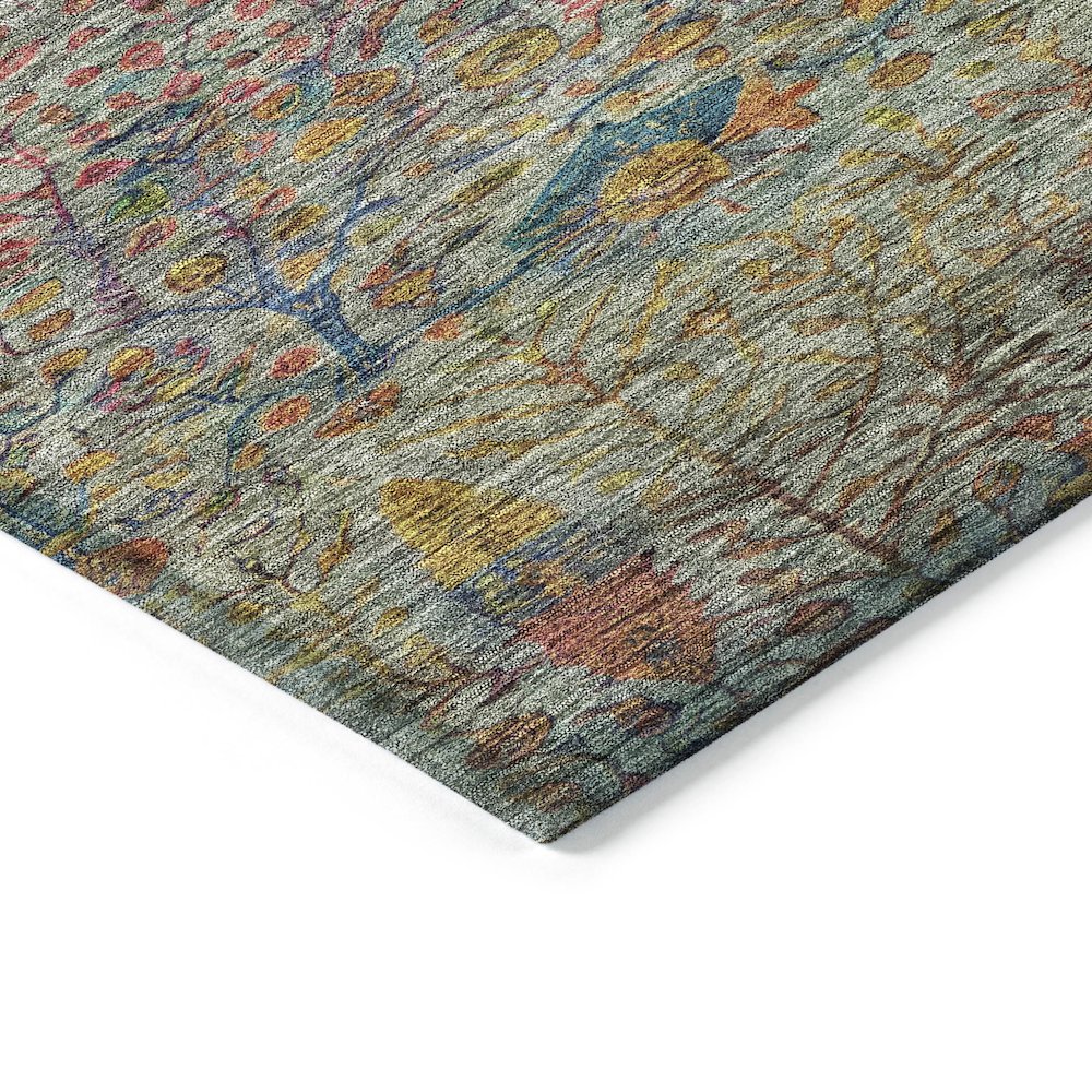 Machine Washable Indoor/Outdoor Chantille ACN2053 Green 3' x 5' Rug