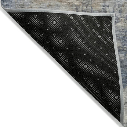 Machine Washable Indoor/Outdoor Chantille ACN2073 Denim 3' x 5' Rug
