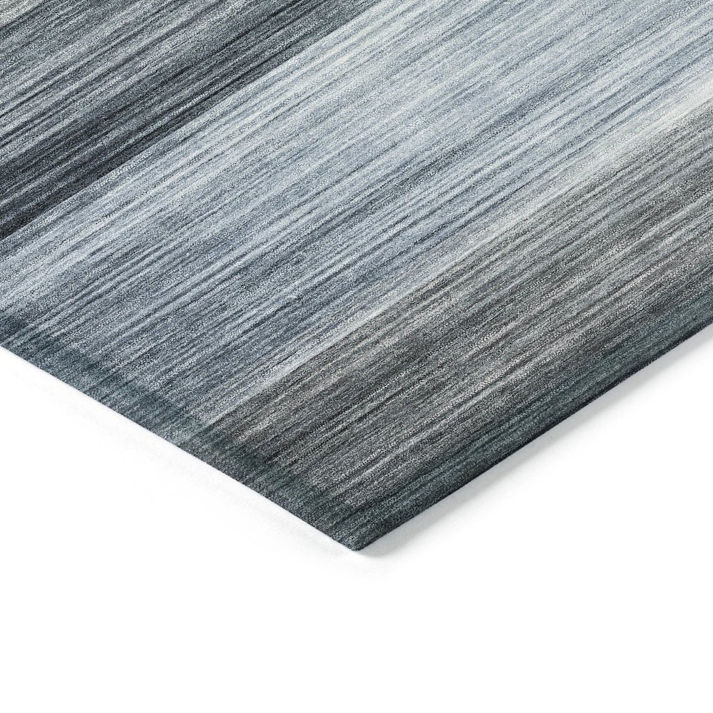 Machine Washable Indoor/Outdoor Chantille ACN2082 Denim 3' x 5' Rug