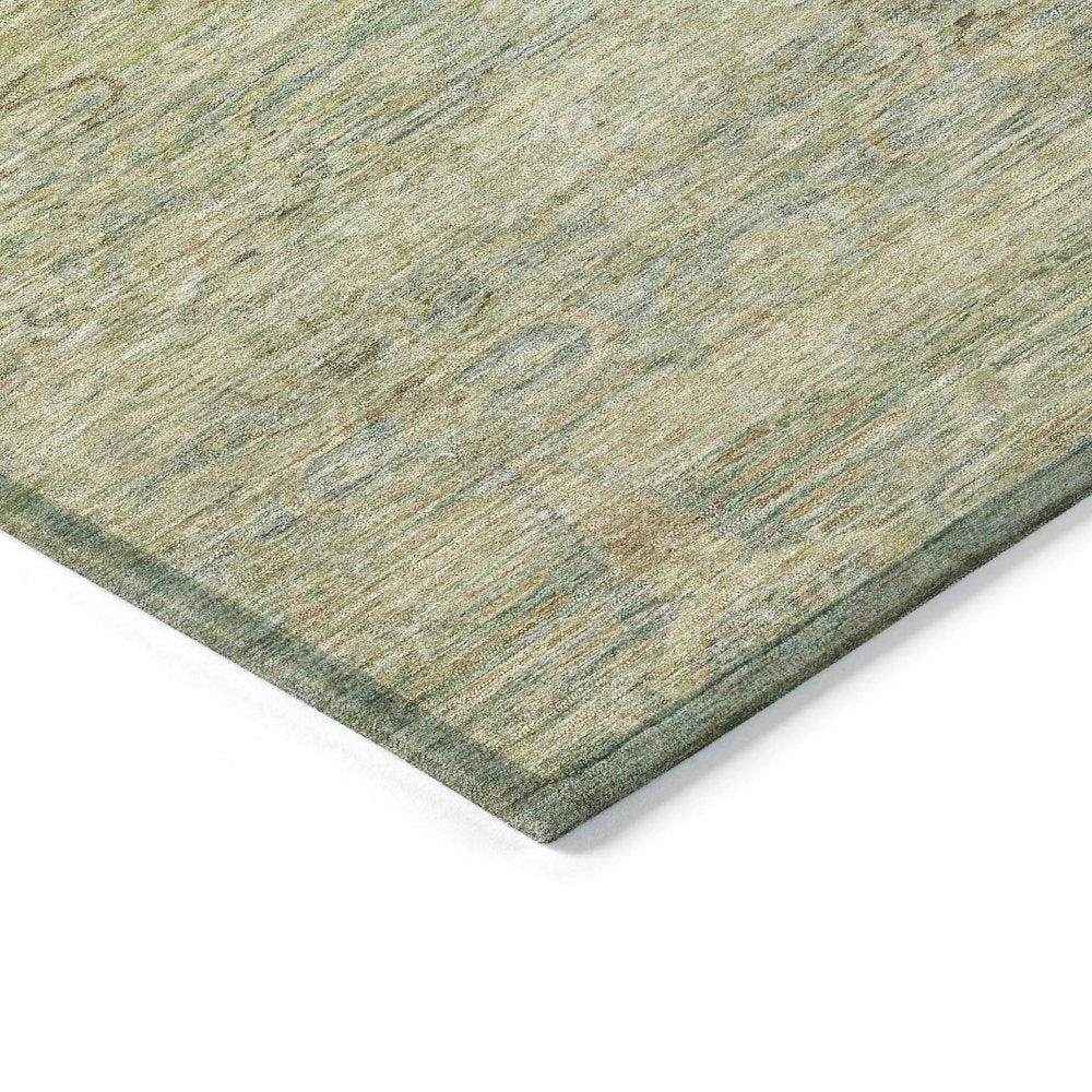 Machine Washable Indoor/Outdoor Chantille ACN2090 Green 3' x 5' Rug