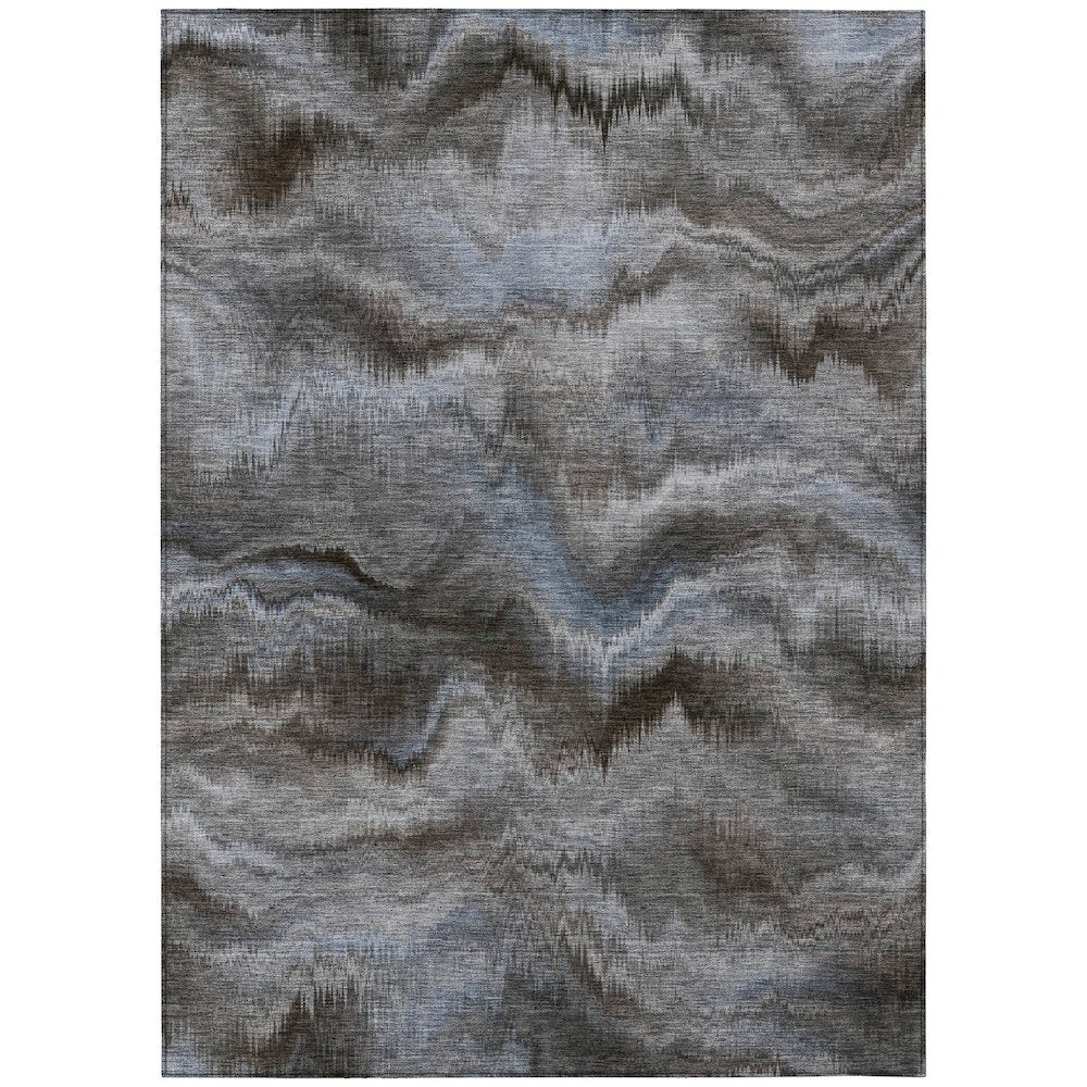 Machine Washable Indoor/Outdoor Chantille ACN2095 Taupe 8' x 10' Rug