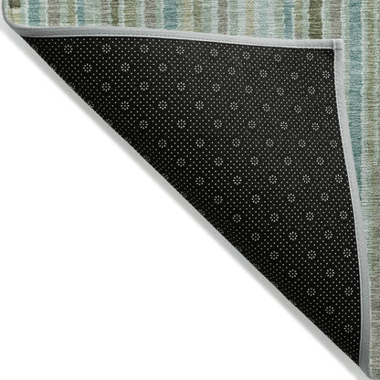 Machine Washable Indoor/Outdoor Chantille ACN2102 Aloe 3' x 5' Rug