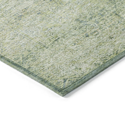 Machine Washable Indoor/Outdoor Chantille ACN2103 Aloe 3' x 5' Rug