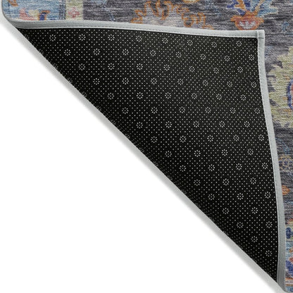 Machine Washable Indoor/Outdoor Chantille ACN2104 Gray 3' x 5' Rug