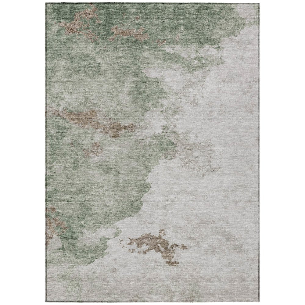 Machine Washable Indoor/Outdoor Chantille ACN2108 Aloe 8' x 10' Rug
