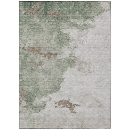 Machine Washable Indoor/Outdoor Chantille ACN2108 Aloe 8' x 10' Rug