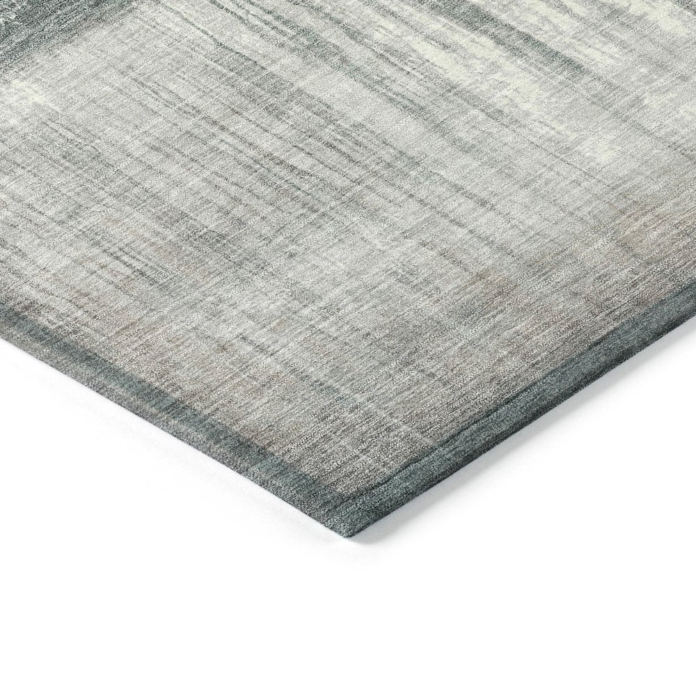 Machine Washable Indoor/Outdoor Chantille ACN2118 Teal 3' x 5' Rug