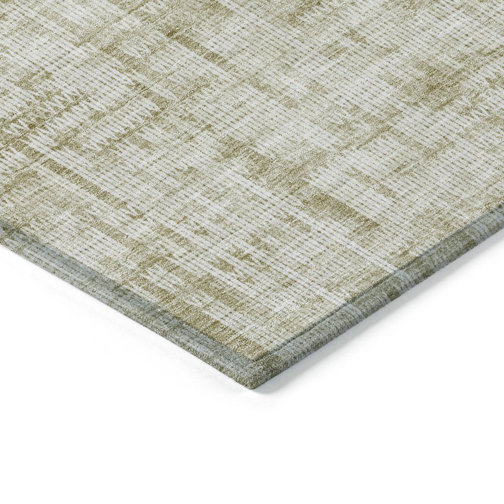 Machine Washable Indoor/Outdoor Chantille ACN2130 Beige 3' x 5' Rug