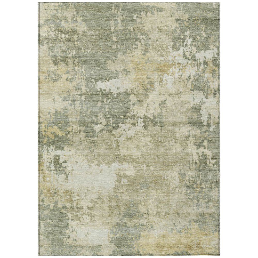 Machine Washable Indoor/Outdoor Chantille ACN2142 Sage 8' x 10' Rug
