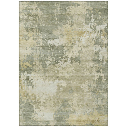 Machine Washable Indoor/Outdoor Chantille ACN2142 Sage 8' x 10' Rug