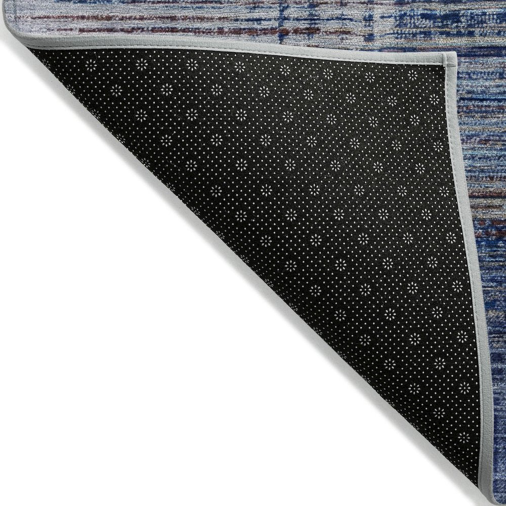 Machine Washable Indoor/Outdoor Chantille ACN2149 Blue 3' x 5' Rug