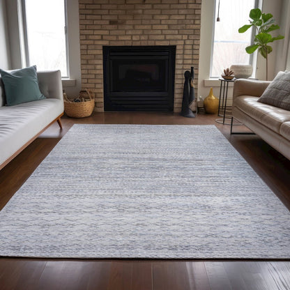 Machine Washable Indoor/Outdoor Chantille ACN2150 Sky 8' x 10' Rug