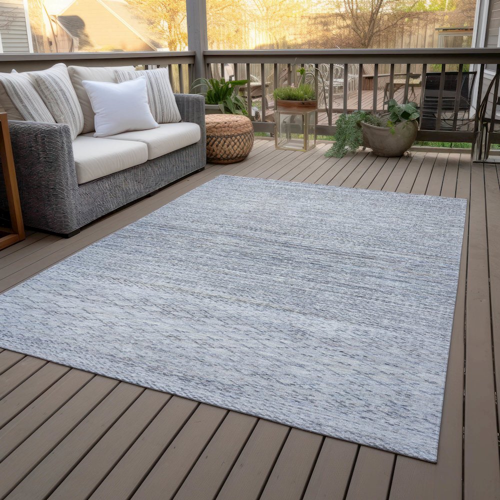 Machine Washable Indoor/Outdoor Chantille ACN2150 Sky 8' x 10' Rug