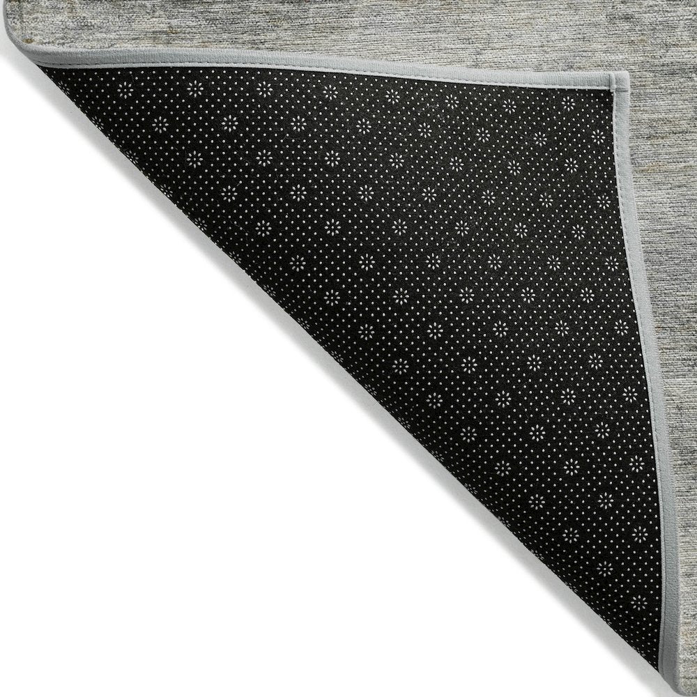 Machine Washable Indoor/Outdoor Chantille ACN2154 Granite 3' x 5' Rug