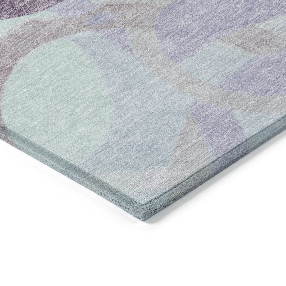 Machine Washable Indoor/Outdoor Chantille ACN2168 Plum 3' x 5' Rug