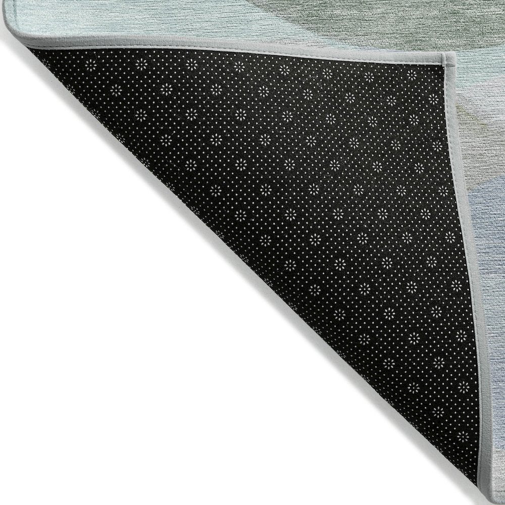 Machine Washable Indoor/Outdoor Chantille ACN2168 Sage 3' x 5' Rug