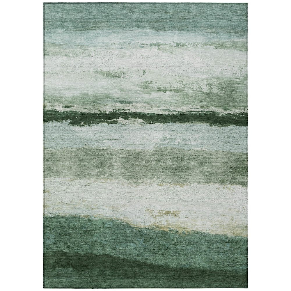 Machine Washable Indoor/Outdoor Chantille ACN2169 Fern 8' x 10' Rug