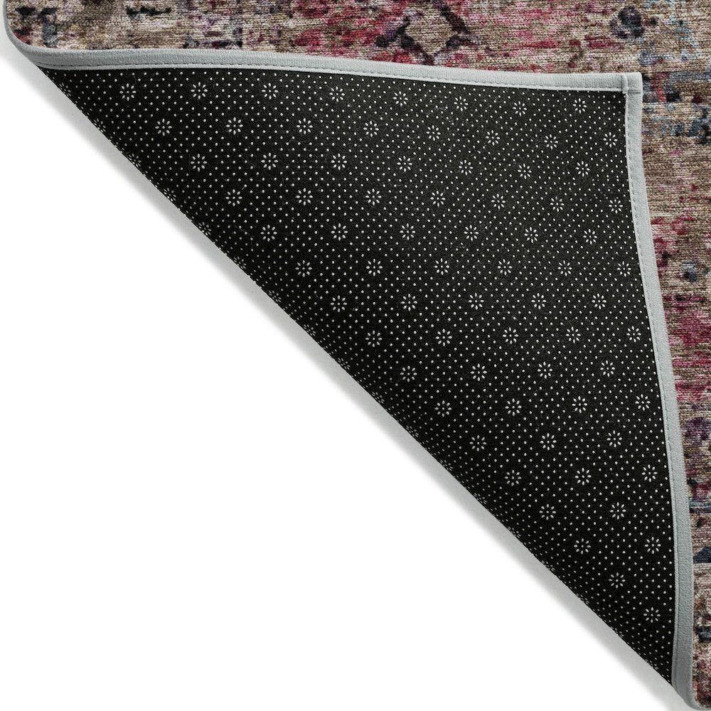 Machine Washable Indoor/Outdoor Chantille ACN2170 Pink 3' x 5' Rug