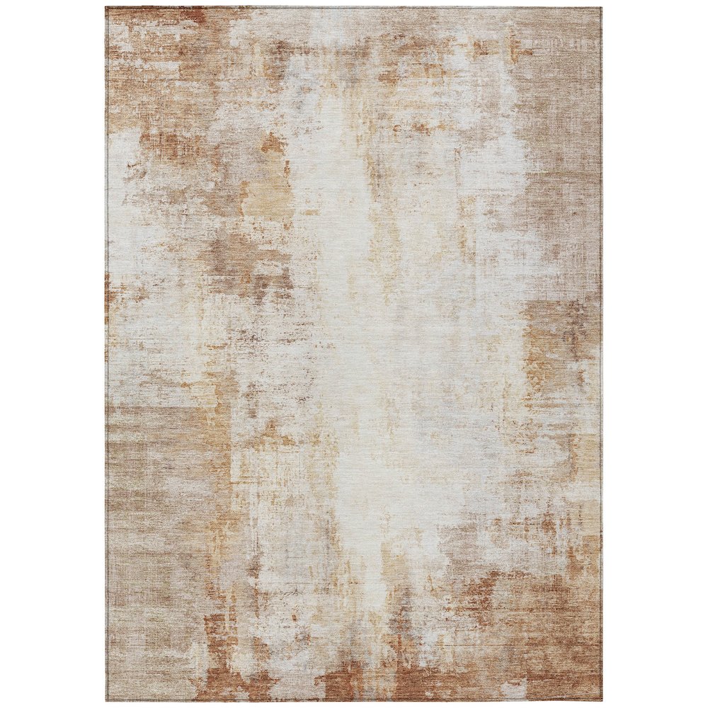 Machine Washable Indoor/Outdoor Chantille ACN2171 Copper 8' x 10' Rug