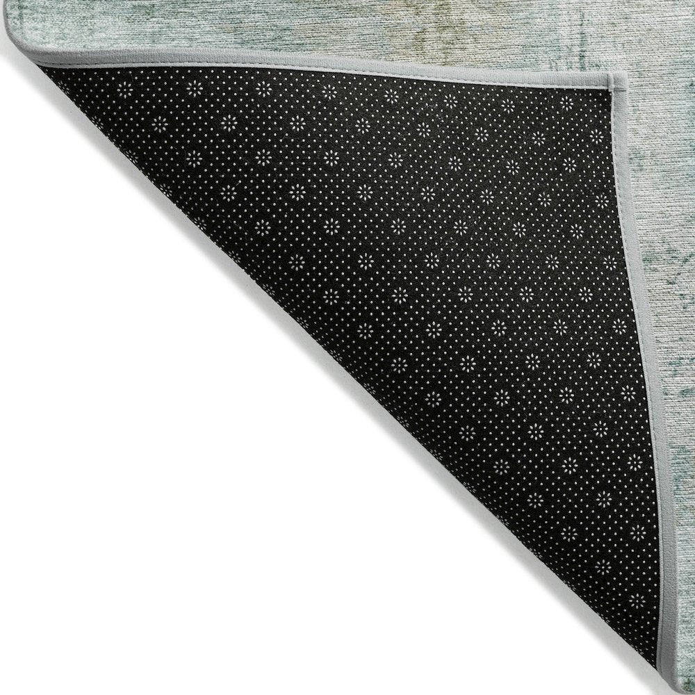 Machine Washable Indoor/Outdoor Chantille ACN2171 Sage 3' x 5' Rug