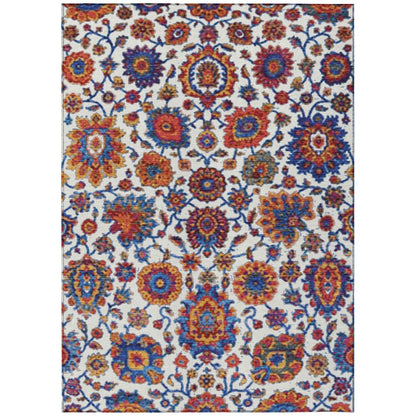 Machine Washable Indoor/Outdoor Chantille ACN2187 Red 8' x 10' Rug