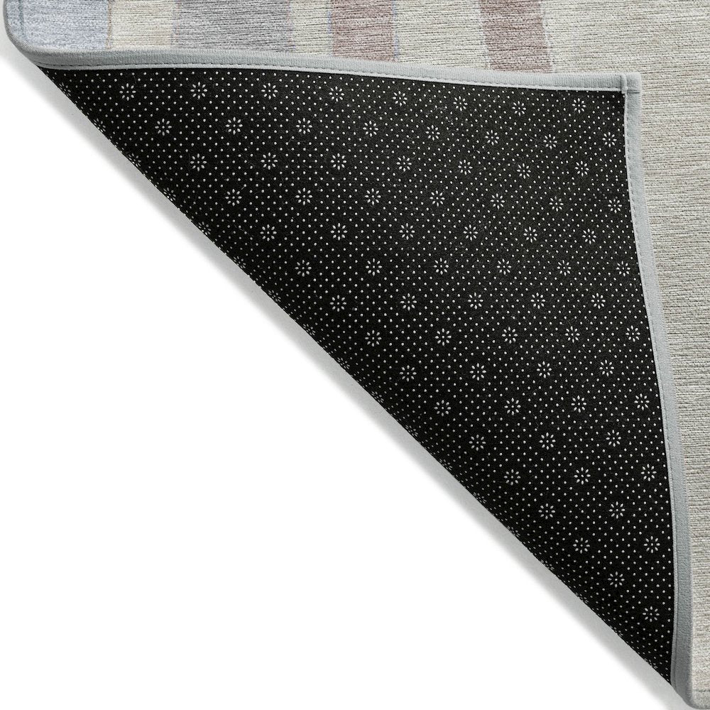 Machine Washable Indoor/Outdoor Chantille ACN2188 Beige 3' x 5' Rug