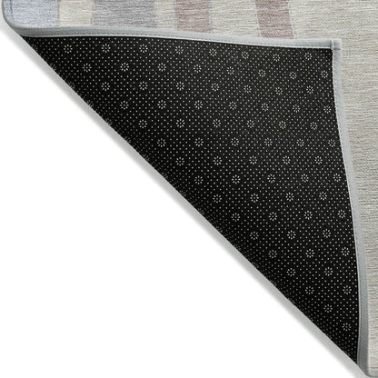 Machine Washable Indoor/Outdoor Chantille ACN2188 Beige 3' x 5' Rug