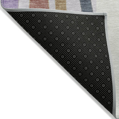 Machine Washable Indoor/Outdoor Chantille ACN2188 Lavender 3' x 5' Rug