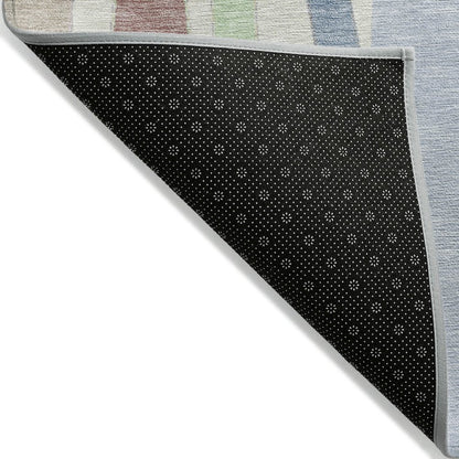 Machine Washable Indoor/Outdoor Chantille ACN2188 Pearl 3' x 5' Rug