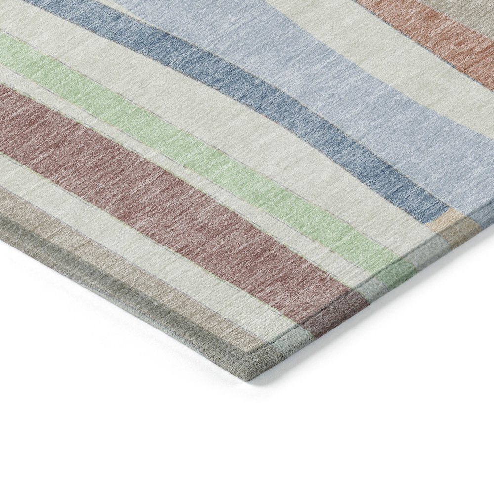 Machine Washable Indoor/Outdoor Chantille ACN2188 Pearl 3' x 5' Rug