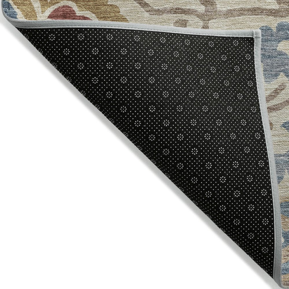 Machine Washable Indoor/Outdoor Chantille ACN2193 Beige 3' x 5' Rug