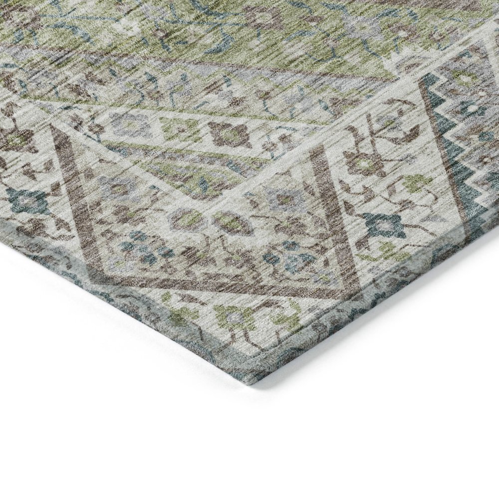 Machine Washable Indoor/Outdoor Chantille ACN2195 Aloe 3' x 5' Rug