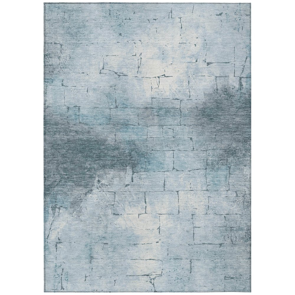 Machine Washable Indoor/Outdoor Chantille ACN2215 Sky 8' x 10' Rug